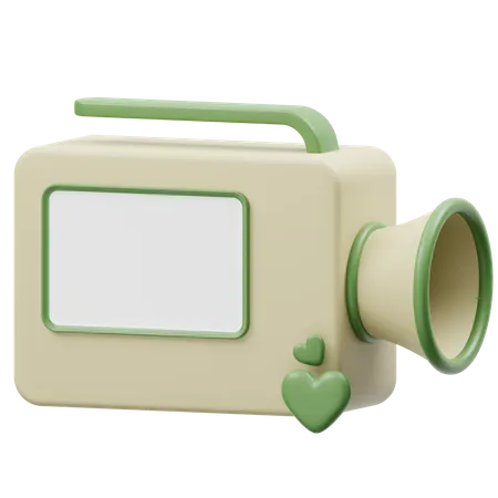 Videorecorder für Hochzeiten  3D Icon