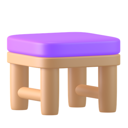 Schemel  3D Icon