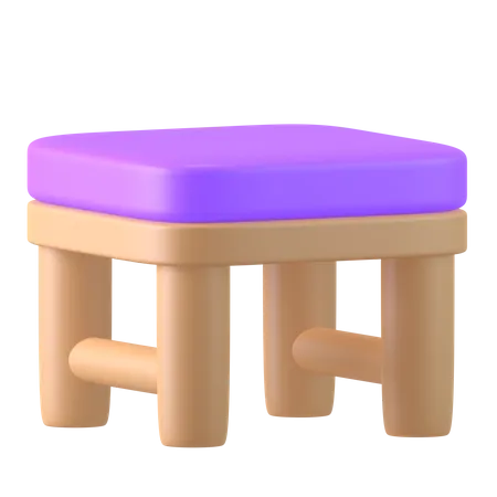 Schemel  3D Icon