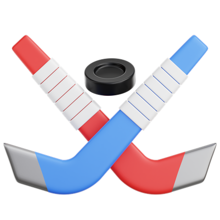 ホッケー  3D Icon