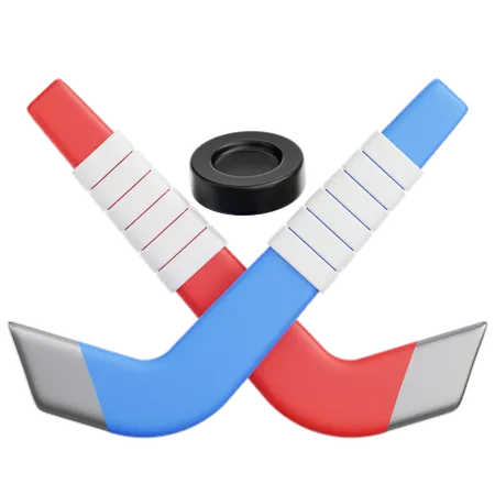 ホッケー  3D Icon