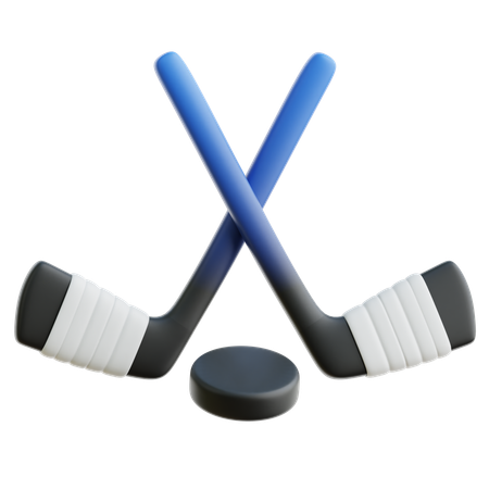 Hockey  3D Icon