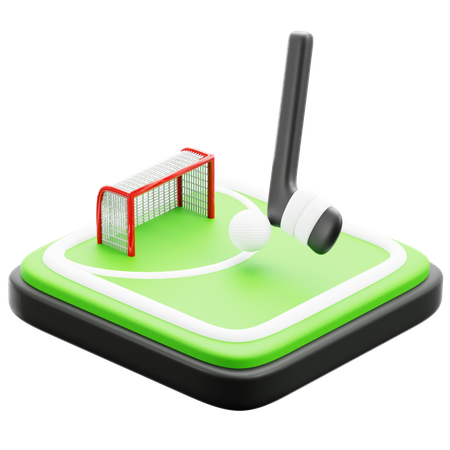 Hockey  3D Icon