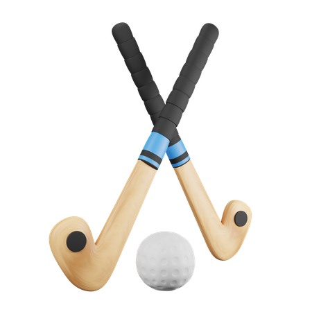 Hockey  3D Illustration