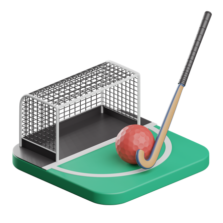 Hockey Field  3D Icon