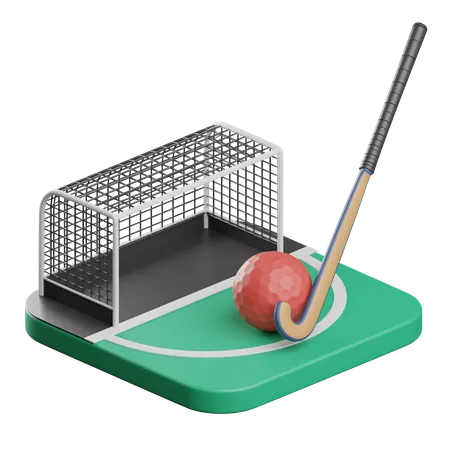 Hockey Field  3D Icon