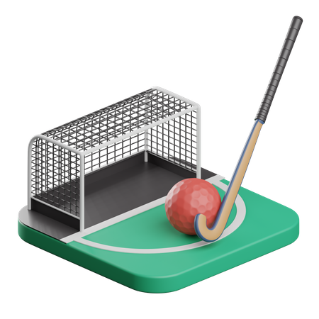 Hockey Field  3D Icon