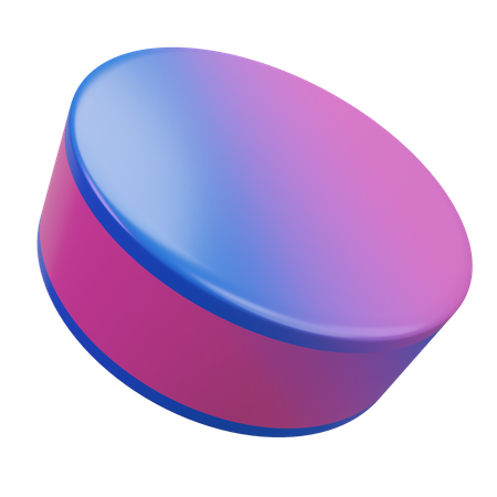 Hockey Puck  3D Icon