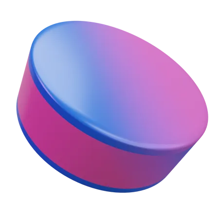 Hockey Puck  3D Icon