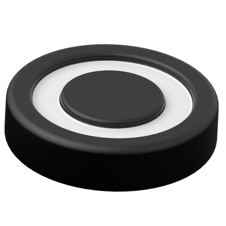 Hockey Puck  3D Icon
