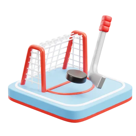 Hockey sobre hielo  3D Icon