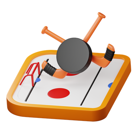 Hockey sobre hielo  3D Icon