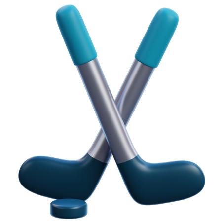 Hockey sobre hielo  3D Icon