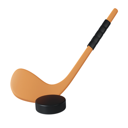 Hockey Stick  3D Icon