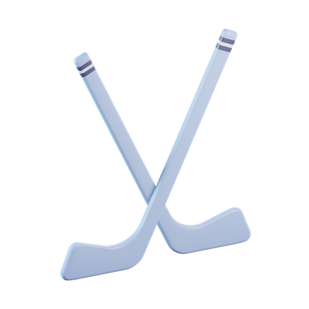 Hockey Stick  3D Icon