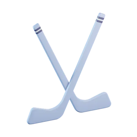 Hockey Stick  3D Icon