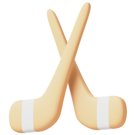 Hockey Stick  3D Icon