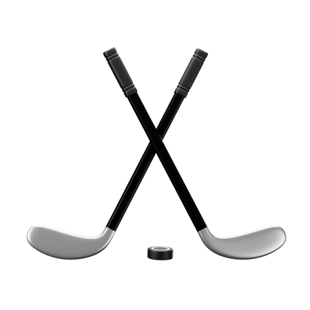 Hockey Stick  3D Icon