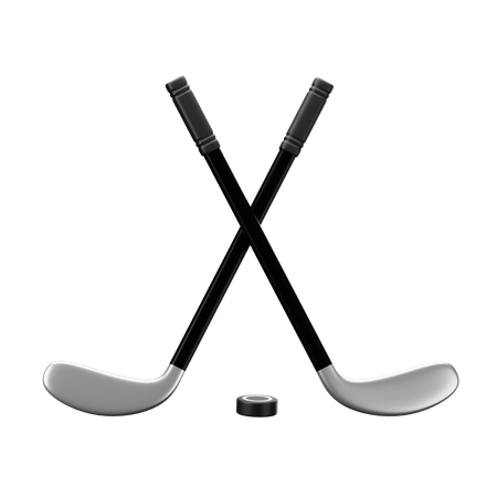 Hockey Stick  3D Icon