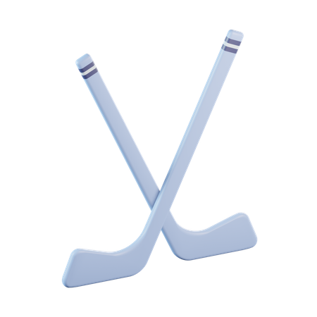 Hockey Stick  3D Icon