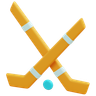 hockey stick 3d logo