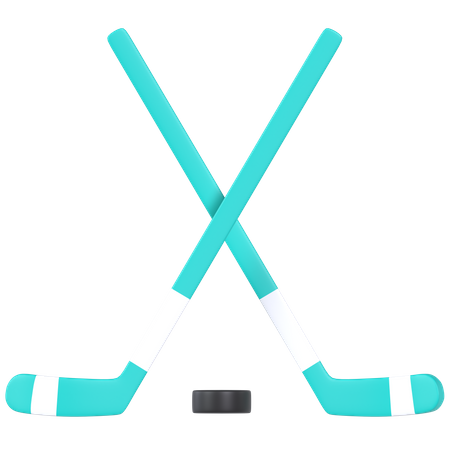 Hockey sur glace  3D Illustration