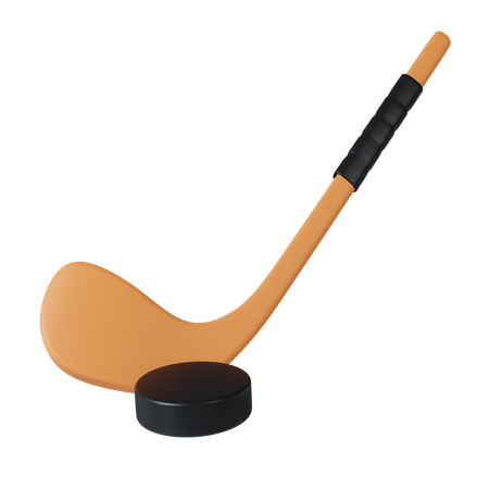 Hockeyschläger  3D Icon