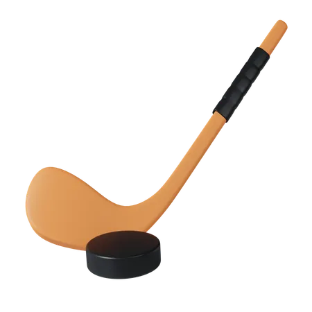 Hockeyschläger  3D Icon