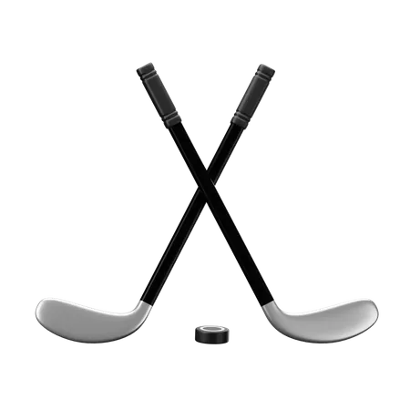 Hockeyschläger  3D Icon