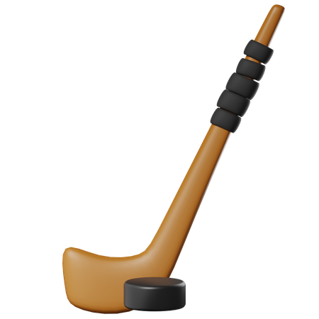 Hockeyschläger  3D Icon