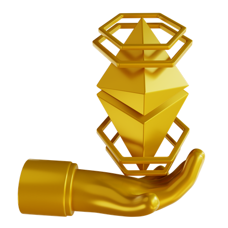 Hodl Ethereum  3D Icon