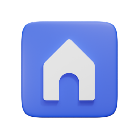 Hogar  3D Icon