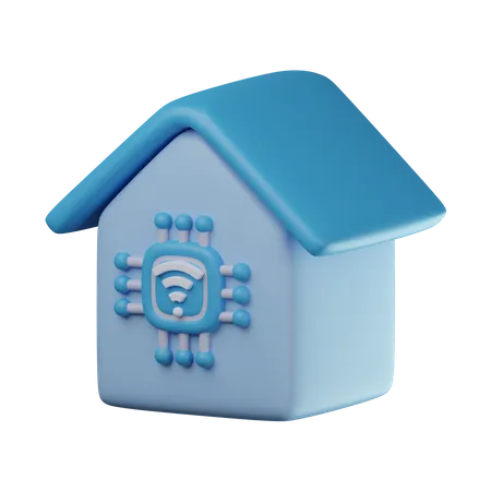 Casa inteligente  3D Icon