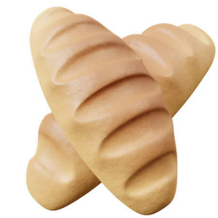 Hogaza de pan  3D Icon