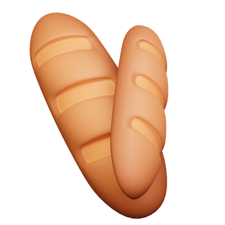 Hogaza de pan  3D Icon