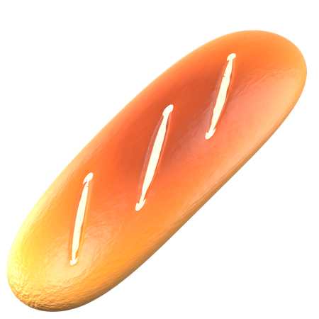 Hogaza de pan  3D Icon