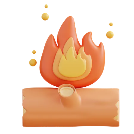 Hoguera  3D Icon