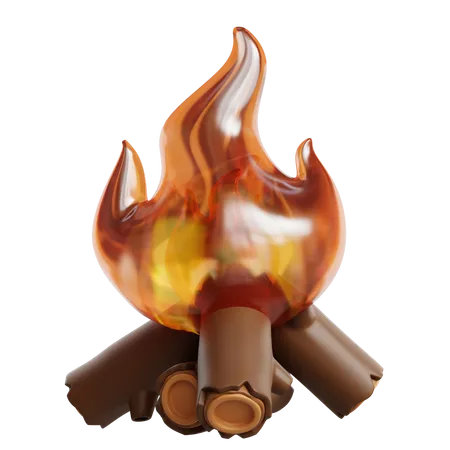 Hoguera  3D Icon