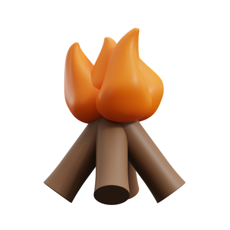 Hoguera  3D Icon