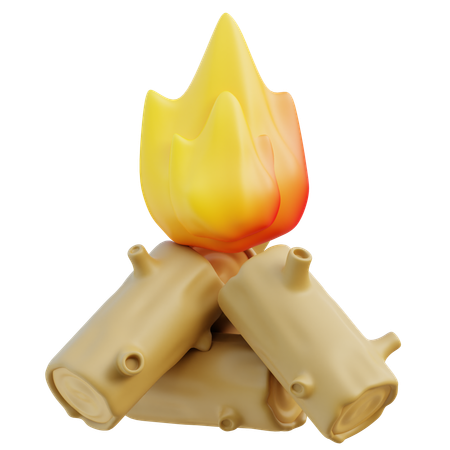 Hoguera  3D Icon