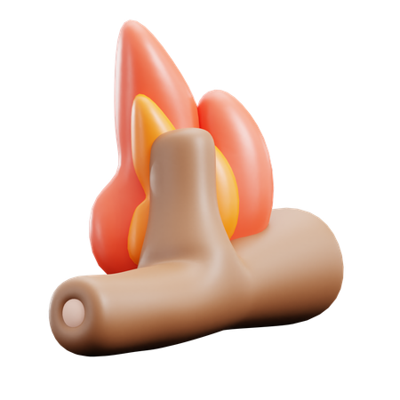 Hoguera  3D Icon