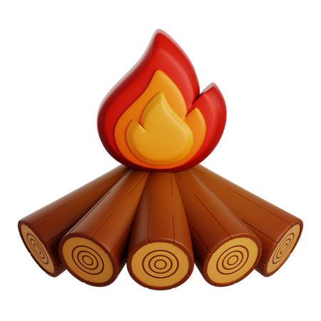 Hoguera  3D Icon