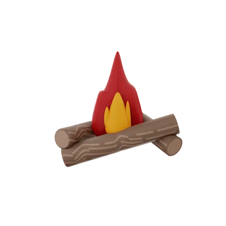 Hoguera  3D Icon