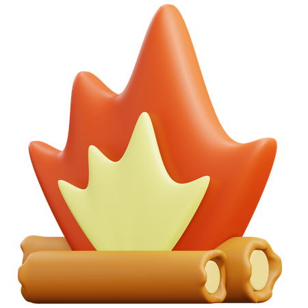 Hoguera  3D Icon