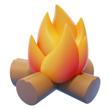 Hoguera  3D Icon