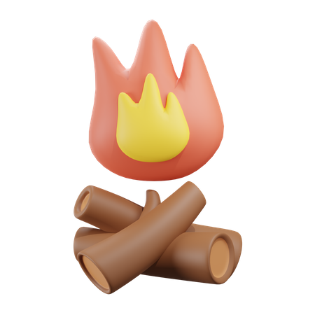 Hoguera  3D Icon