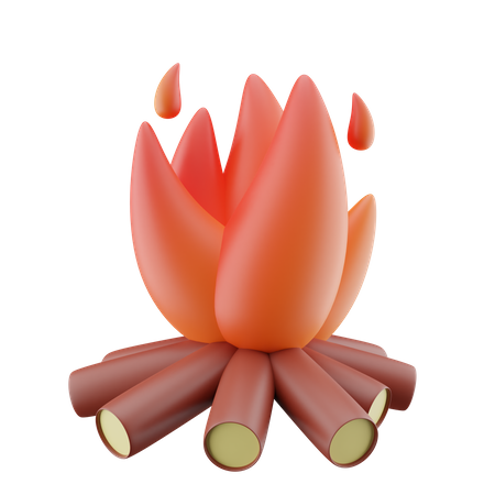 Hoguera  3D Icon