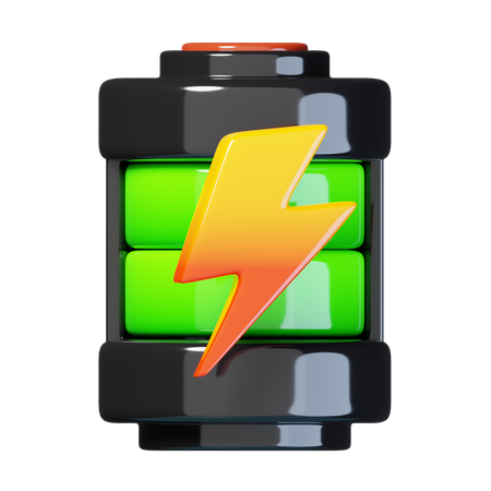 Hohe Batterieenergie  3D Icon