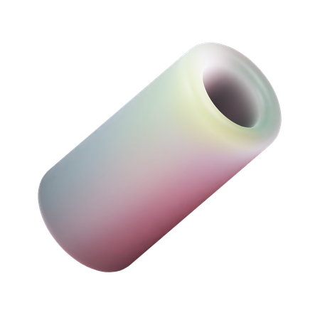 Hohlzylinderform  3D Icon