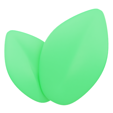 Hoja  3D Icon